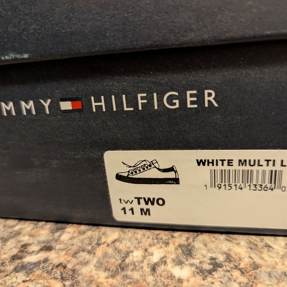 Tommy Hilfiger Black and White Casual Shoes